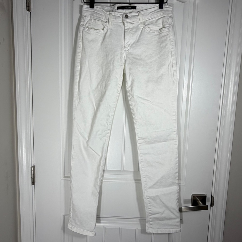 Joes Jeans Womens White Straight Leg Denim Jeans Size 30